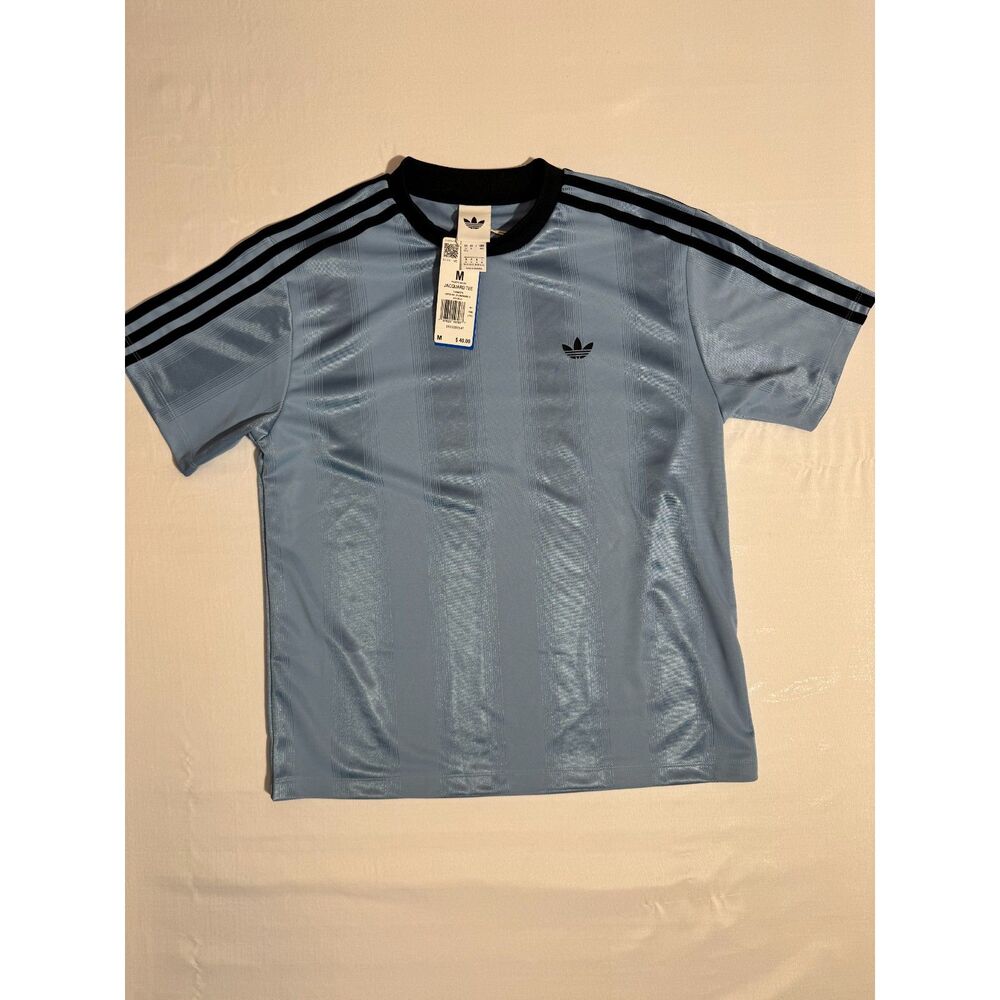 NWT Adidas Originals Women's Adicolor Football Jacquard T-Shirt | Size Medium